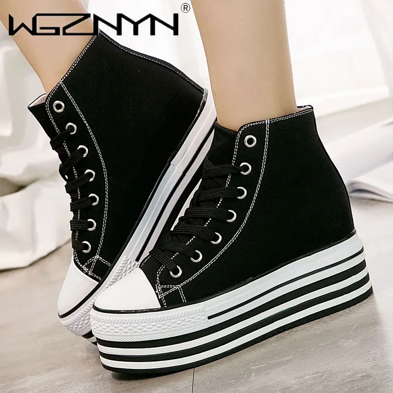 

Luxury Board Women Canvas Casual Walking Shoes Women Platform Sneakers Classic Flats Zapatillas Mujer Woman Vulcanize Sneaker