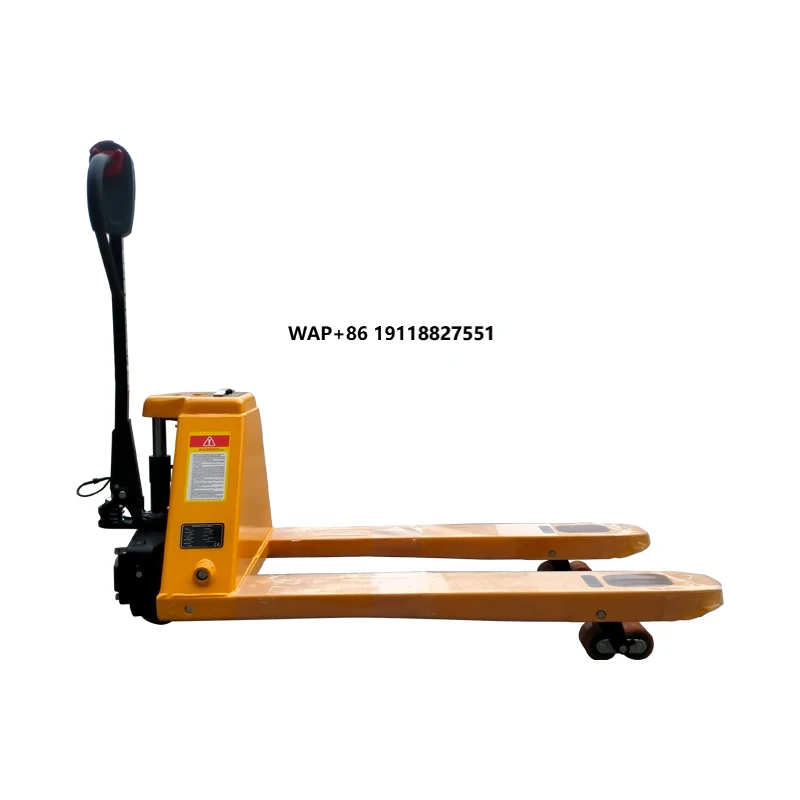 WELIFT 1.5 Ton Capacity Electric Pallet Jack - 3.5 Hours Working Time, Electric & Manual Switch, High Stability