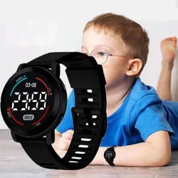 Children's Watches Fashion Digital Watches for Kids Waterproof Sport LED Electronic Wristwatch Simple Boys Girls Student Clock