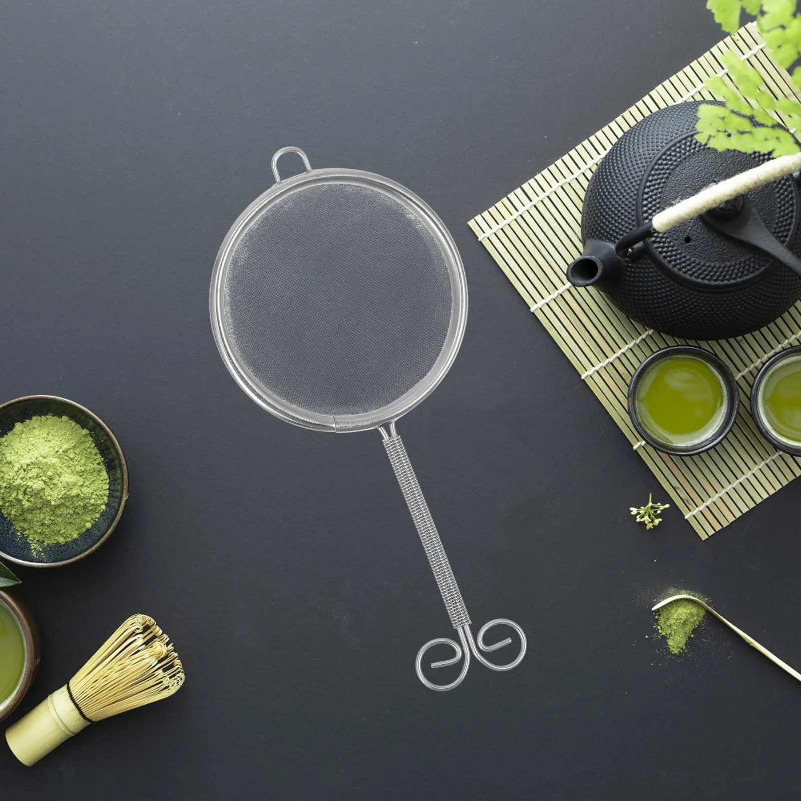 

Tea Infuser Strainer Spoons Filtering Ladle Kitchen Colander Stainless Steel Reusable Noodle Straining Basket Mesh Colander