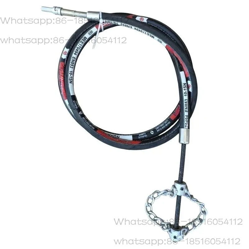 Electric drill dredging sewer tool can bend high pressure pipe through pipeline oil stain hard object plugging artifact