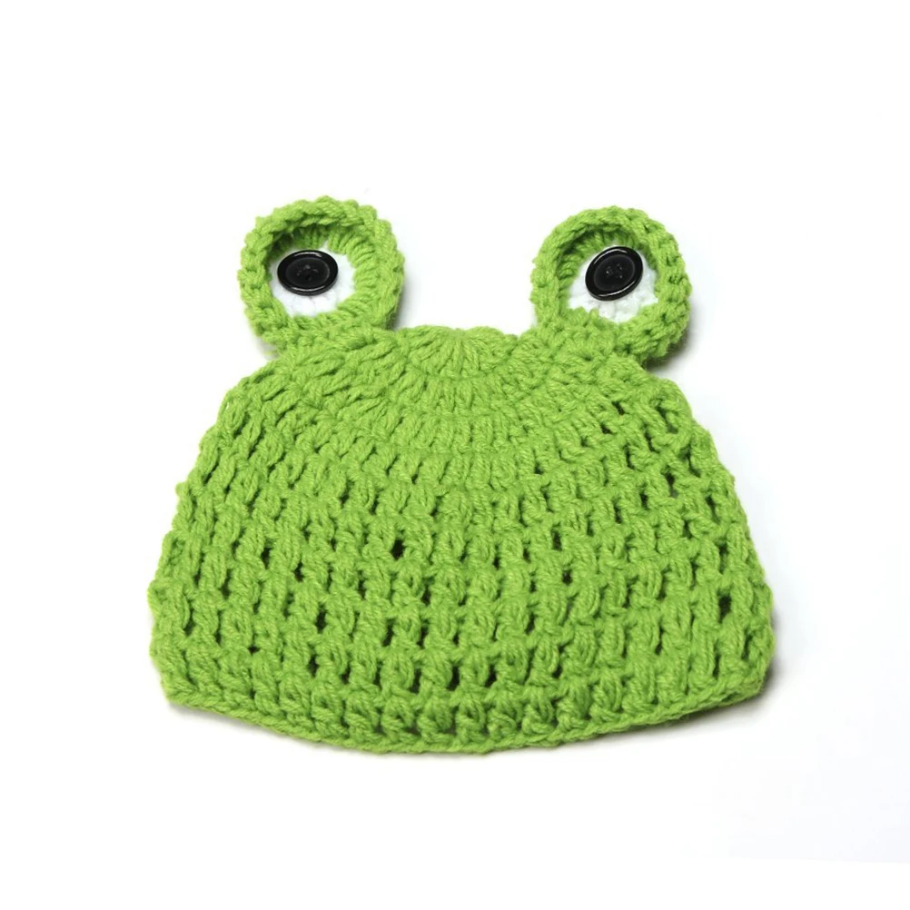 

Newborn Baby 0-6 Months Handmade Crochet Woolen Hat Infant Photography Props Elastic Breathable Comfortable Eco-Friendly Durable