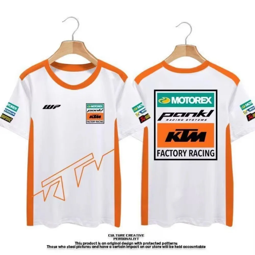 KTM Factory Racing Team Men's Breathable Quick-Drying Off-Road Motorcycle Sports T-Shirt Suitable for Motorcycle Enthusiasts