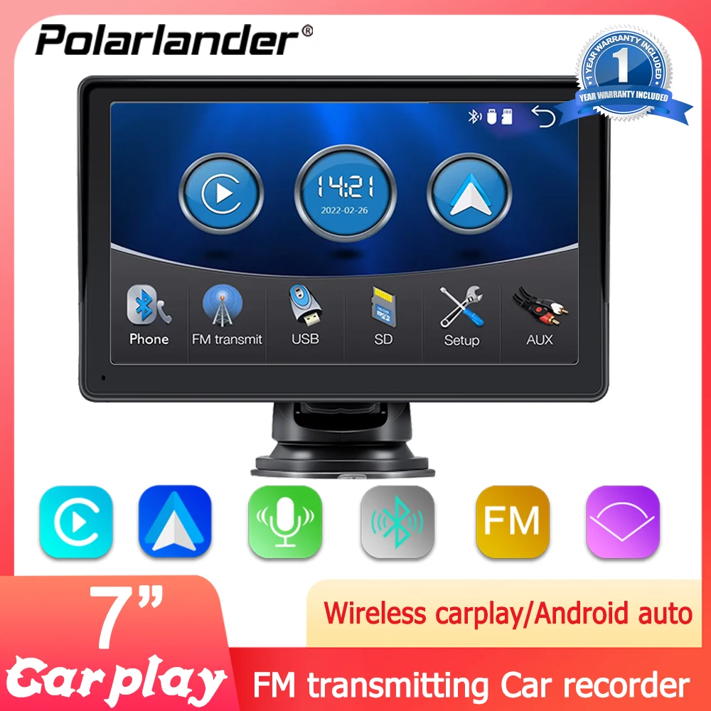 Universal 7 Inch Car Radio TF Card/USB/AUX Bluetooth Mirror Link Multimedia Player for BMW / VW / Nissan / Toyota / Honda