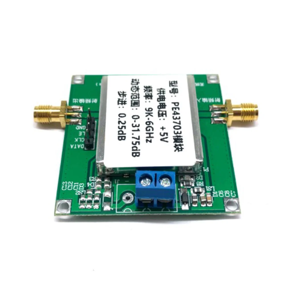 

PE43703 RF Digital Attenuator Module 9K-6GHz 0.25DB Step TO 31.75DB for Ham Radio Amplifier