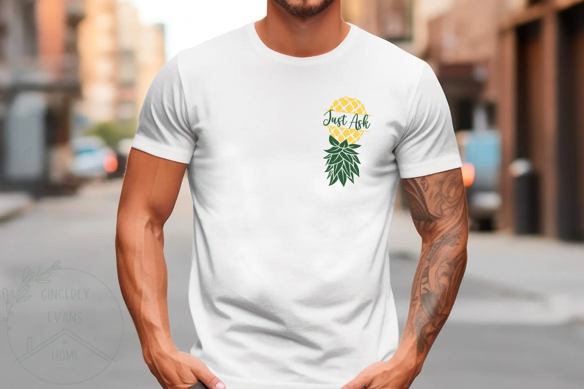 Upside Down Pineapple T Shirt for Swinging Husband or Wife Just Ask Swinger Couple Lifestyle Birthday Plays with Others