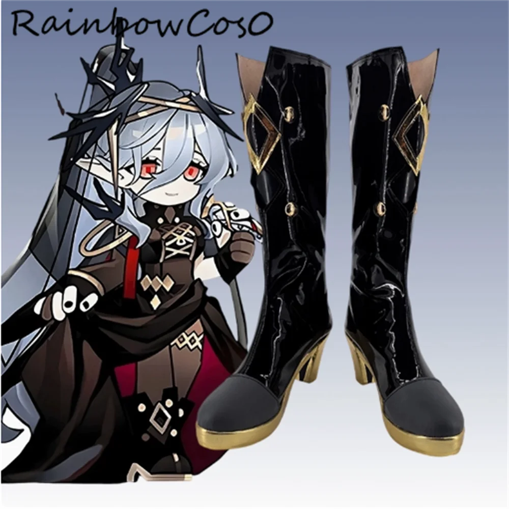 

Lamalain Dukongfarilis LMR Arknights Cosplay Shoes Boots Game Anime Party Halloween RainbowCos0 W4950