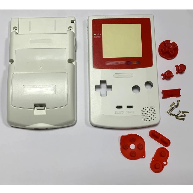 Чехол для Nintend GBC GameBoy с отверткой и ярлыками