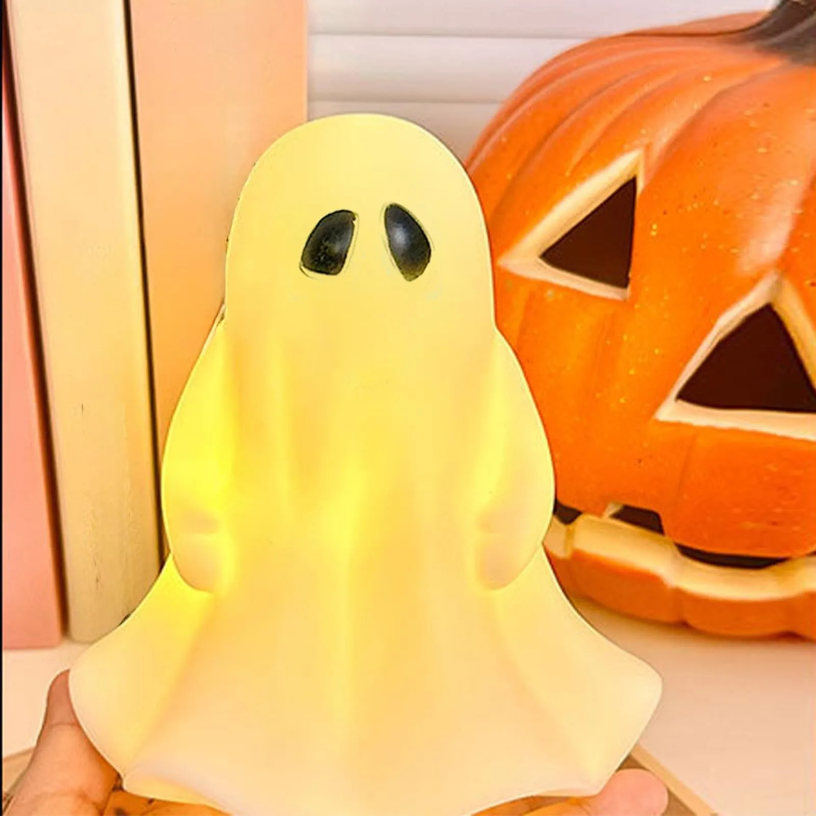 Halloween Cute Ghost Ghost Lights Diy Halloween Ghosts Cute Ghost Bedside Lights Ambience Night Lights Home Decoration 2024