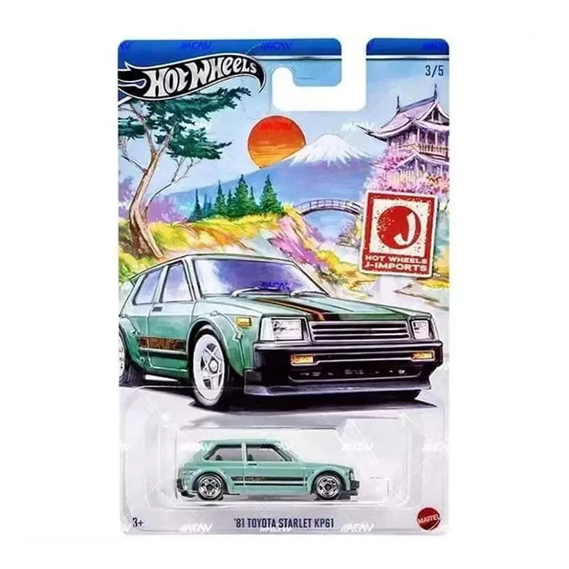 Original Hot Wheels J-IMPORTS Premium Car Model Mazda Sport Nissan Skyline Diecast Alloy 1/64 Boys Toys Acura Toyota Automobile