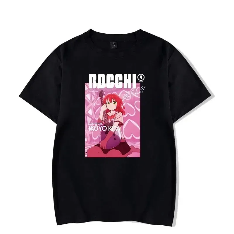 Comfortable Hip-Hop Graphic Short Sleeve T-Shirt, Classic Special Edition, Bocchi the Rock! Hitori Gotoh Manga Anime T-shirt