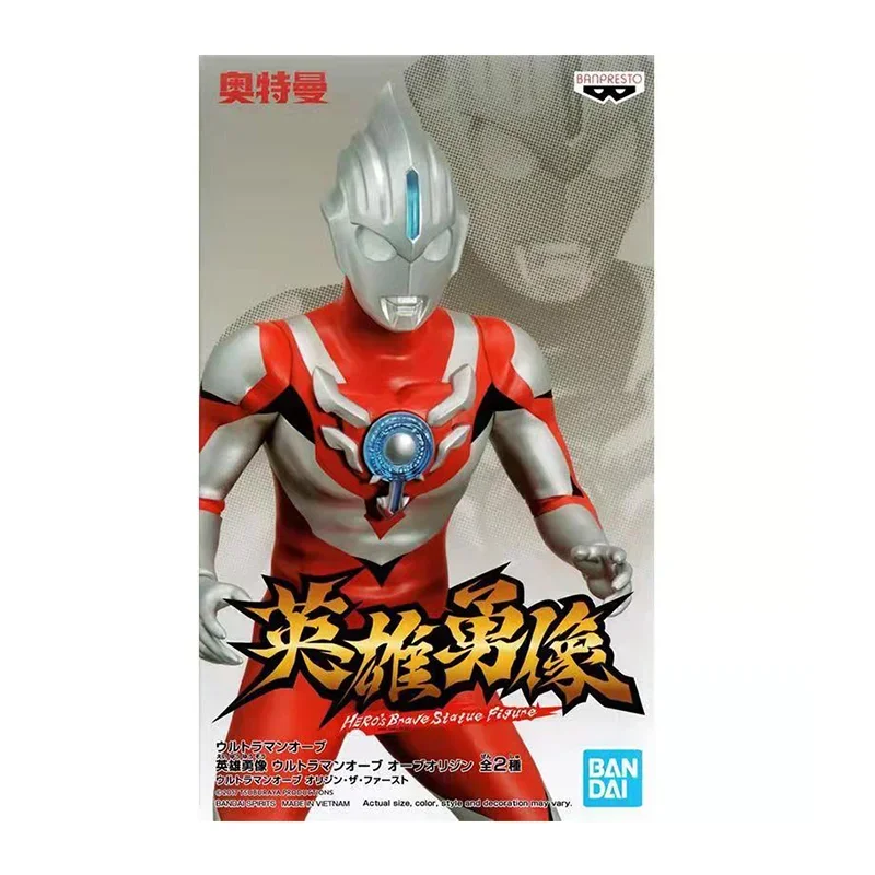 Оригинальная статуя героического мужества Bandai, экшн-фигурки из аниме Ultraman Orb, коллекционные украшения, фигурки, игрушки, подарок на день рождения