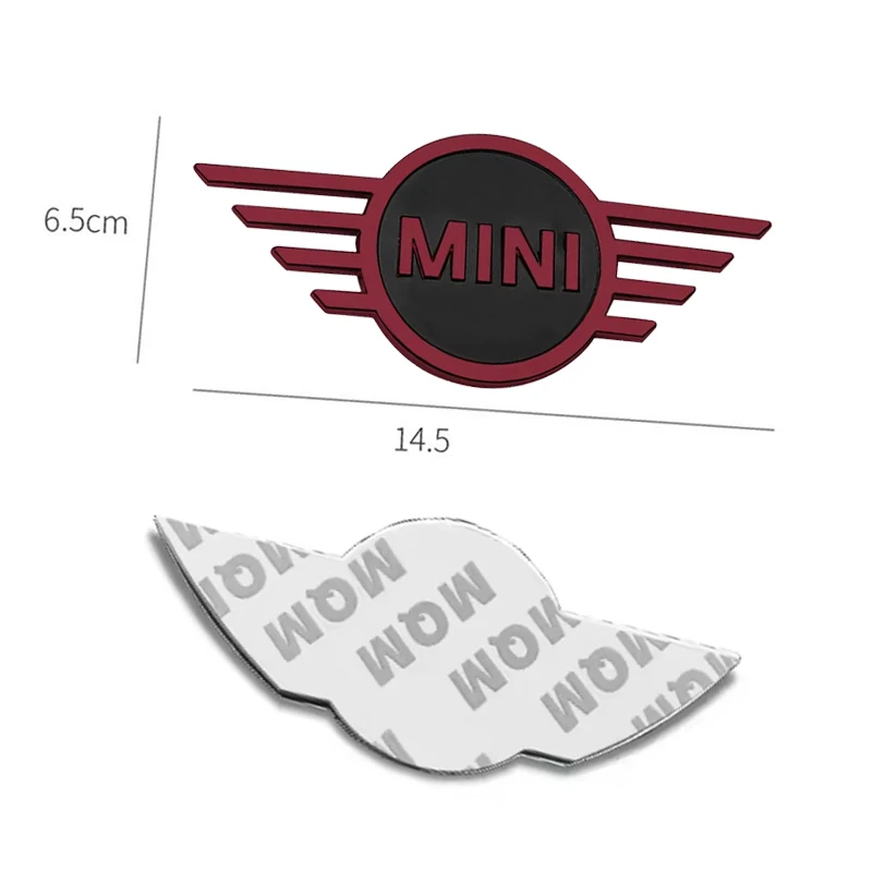 ABS Mini Auto Voorbumperembleem Achtersticker Logo Voor Mini Cooper JCW Works R56 R50 F54 F55 F56 F57 F60 R52 R53 R55 R57 R58 R59
