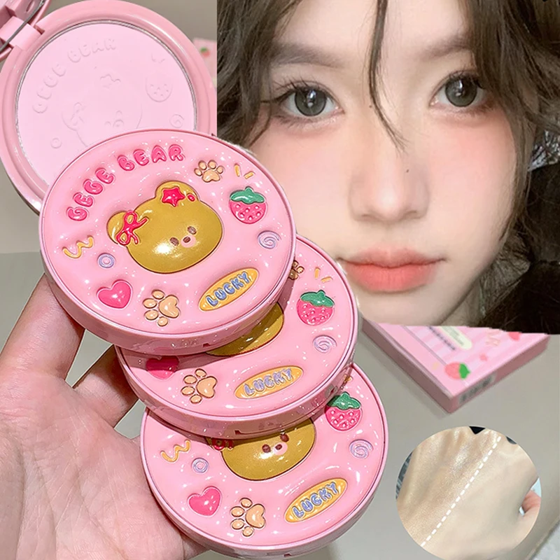 بودرة خافي عيوب البشرة اللطيفة، زيت تحكم يدوم طويلاً، طبيعي غير لامع مقاوم للماء، بودرة سائبة لتفتيح الوجه، بودرة مكياج كورية