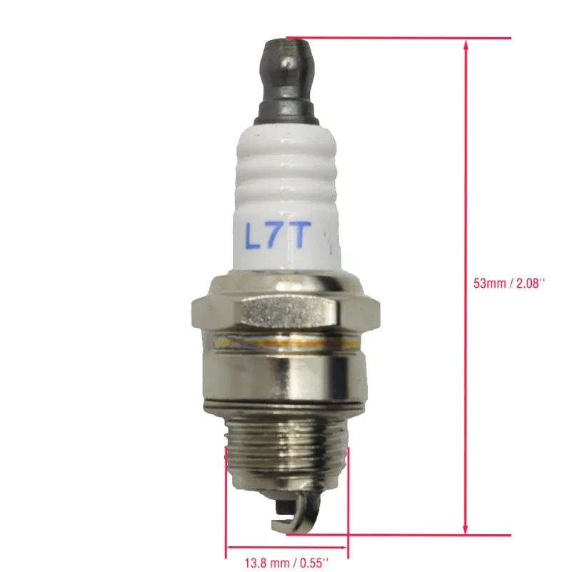 3pcs L7T Spark Plug For Chainsaw and Brush Cutter motosierra gasolina Chainsaws Spare Parts Garden Tools