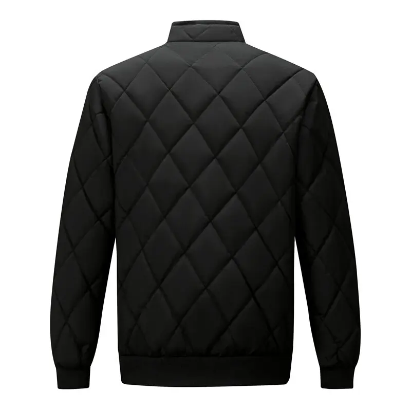 Jaqueta acolchoada de lã plus monocromática masculina, casaco casual solto, tamanho grande, alta qualidade, nova tendência da moda, outono e inverno, 5XL, 2020