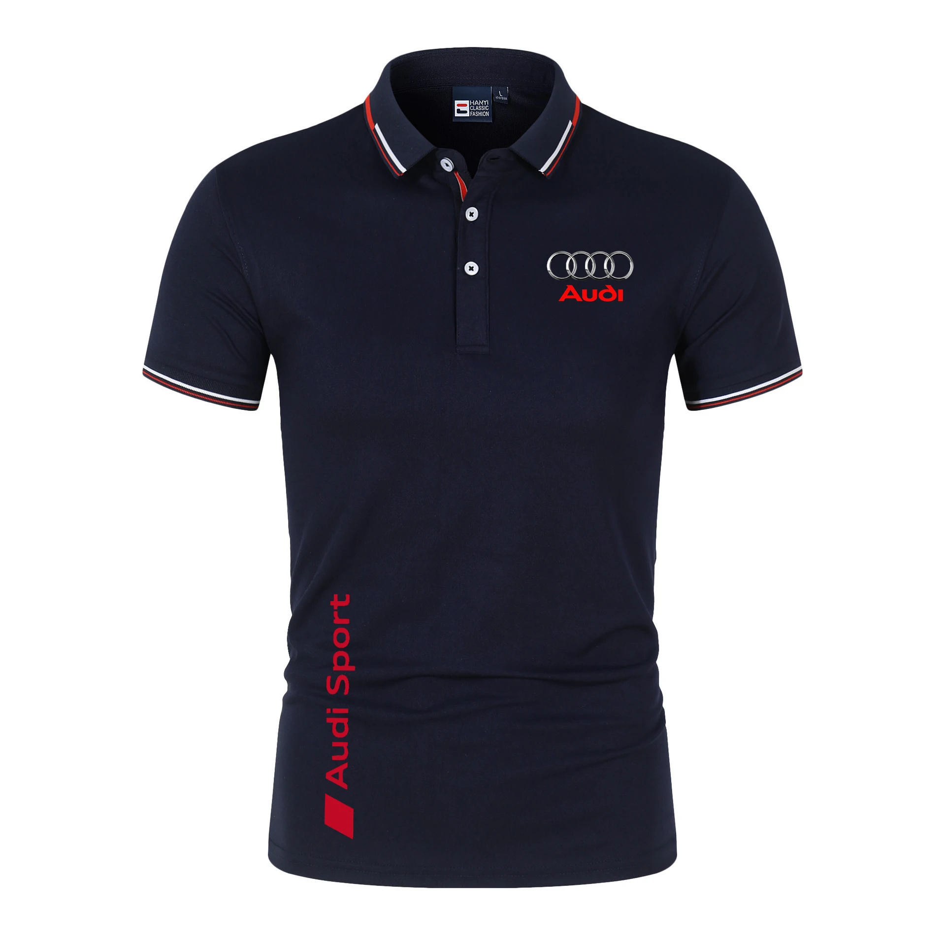 High-Quality 2026 Polo Shirt with Cuff Short Sleeve Assistant Store Automobile Audi 4S Camiseta Camisa De Alta Qualidade 2026