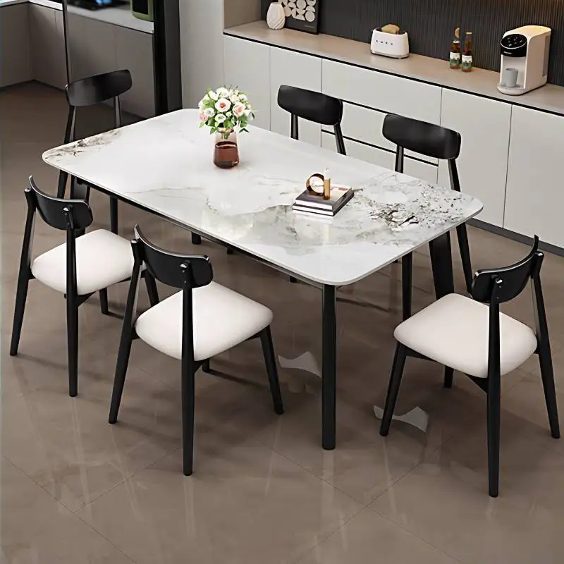 Style Items Dining Tables Chairs Space Decorations Expandable Modern Dining Tables Luxury Nordic Mesas Comedor Furniture Home