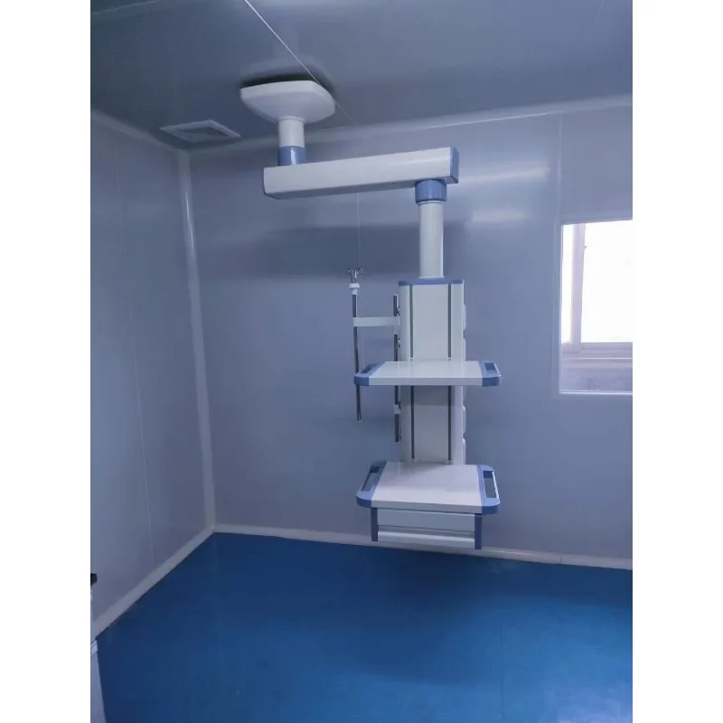 Anti-Leakage Single Arm ICU Pendant, Safe Medical Ceiling Unit with Reinforced Aluminum Alloy Frame
