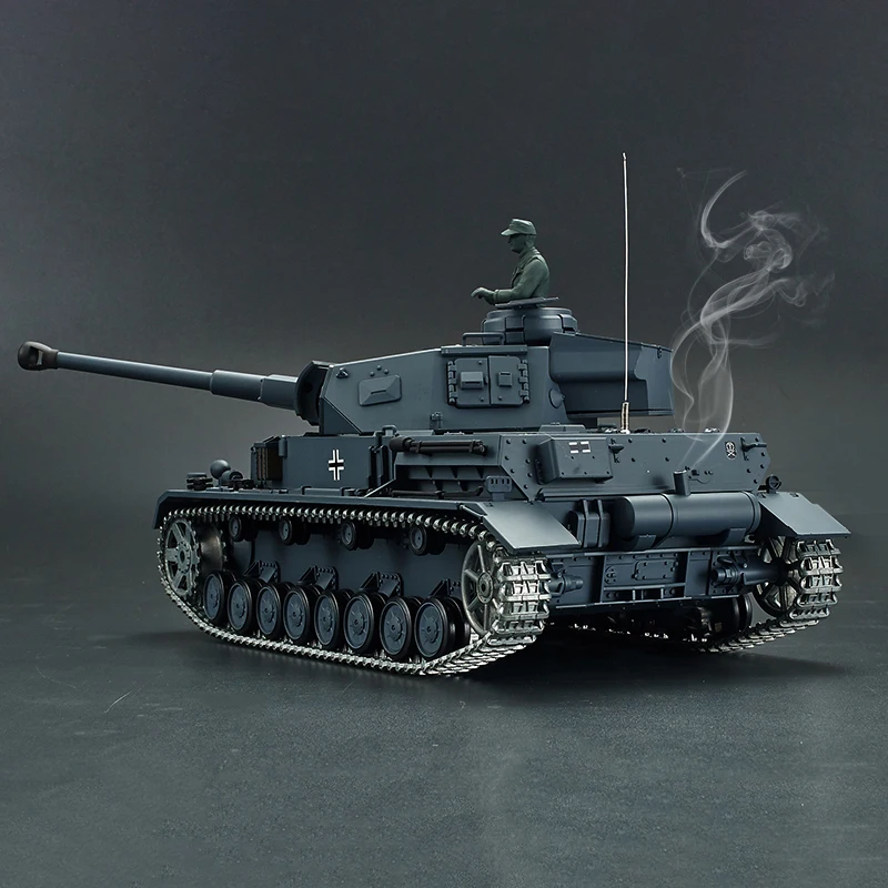 Henglong 3859 1/16 Remote Control Tank German No.4 F2 Type 3859 Military Model 6.0 Professional Metal Version Launchable RC Toys