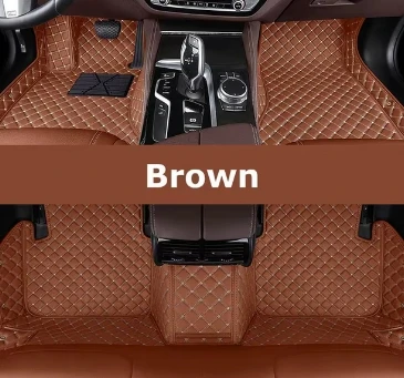 Customized For Suzuki Swift personalized luxury leather all-weather waterproof anti slip car floor mats