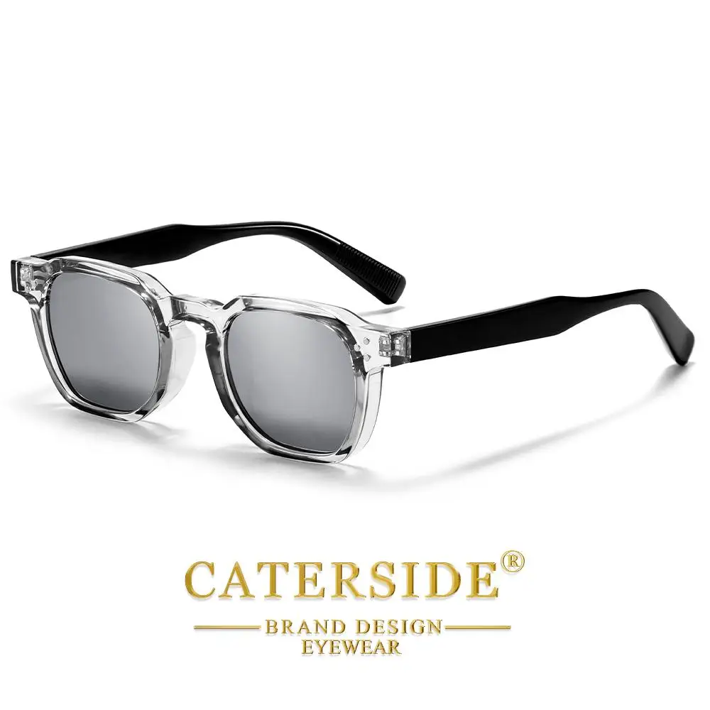 CATERSIDE Neue Herren-Sonnenbrille Markendesign Quadratische Modische Sonnenbrillen Damen Outdoor Reise Party Dekoration Eyewear UV400 – Detail 14