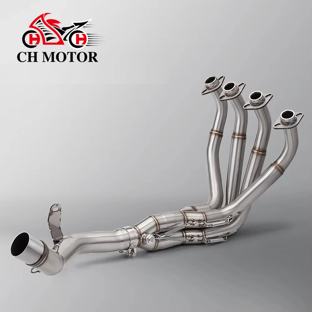 Slip-On 51mm Auspuffkrümmer Vorderrohr Motorrad Auspuffanlage Komplett-System Schalldämpfer für Z900 A2 35KW 70KW 2017 - 2024