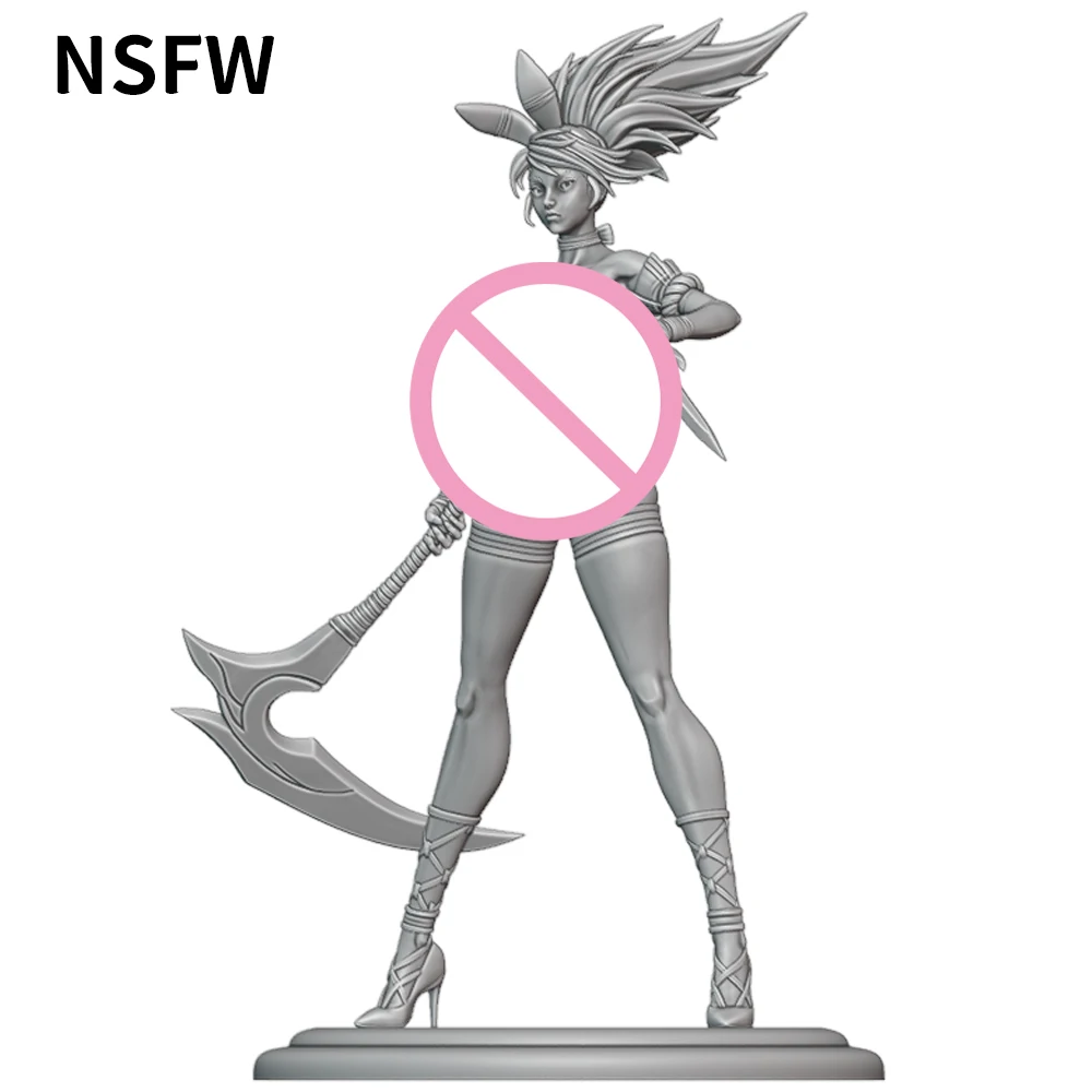 

1/24 3d Printing Model Kit Belle Girl Assassin Bunny Doll Resin Figure Model Kit DIY Miniature Reduction Statue Unpainted Kit