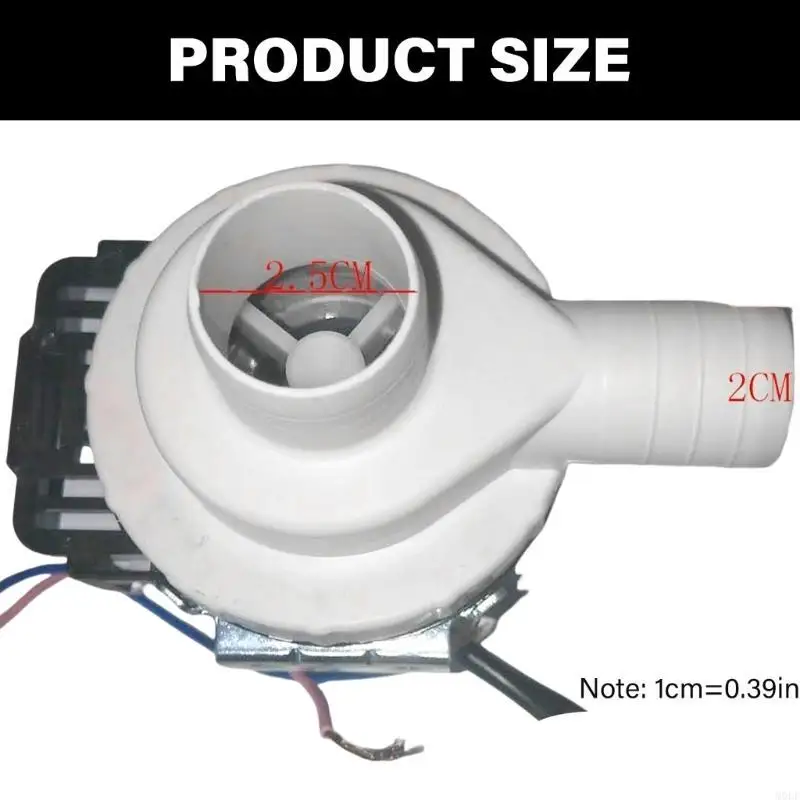 Bomba drenaje Molf Drum para lavadora Bomba drenaje Motor drenaje 30 W Bomba drenaje Bomba drenaje