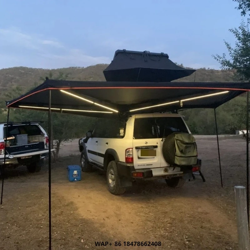 

DrunkenXp Sun and Rain Shade 270 Degree Version 2.0m and 2.5m Radius Car Side Awning Free Standing Awning