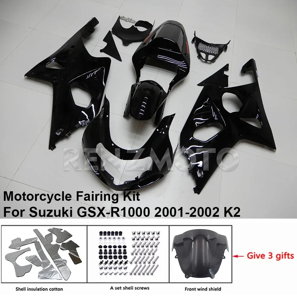 

Fairing Set Body Kit Decoration Plastic Guard Plate Full Bodywork Cowl For Suzuki GSX-R1000 2001-2002 K2 Motorcycle Accessories