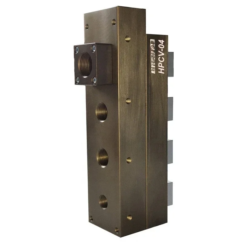 High Pressure Valve Block Combination Group Valve PET Bottle Blowing Machine Solenoid Valve Manifold