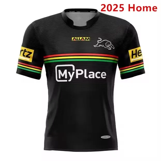 2025 PENRITH PANTHERS MEN'S HOME RUGBY JERSEY Size:S-5XL ( Print name and number )