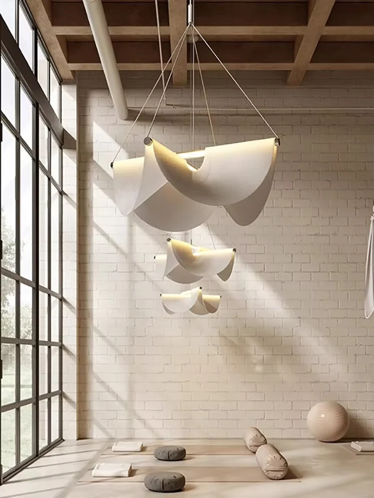 Modern LED Long Pendant Light Chandelier Designer Hanging Lamp for Home Living Dining Room Bar Counter Cafe New Lighting Fixture