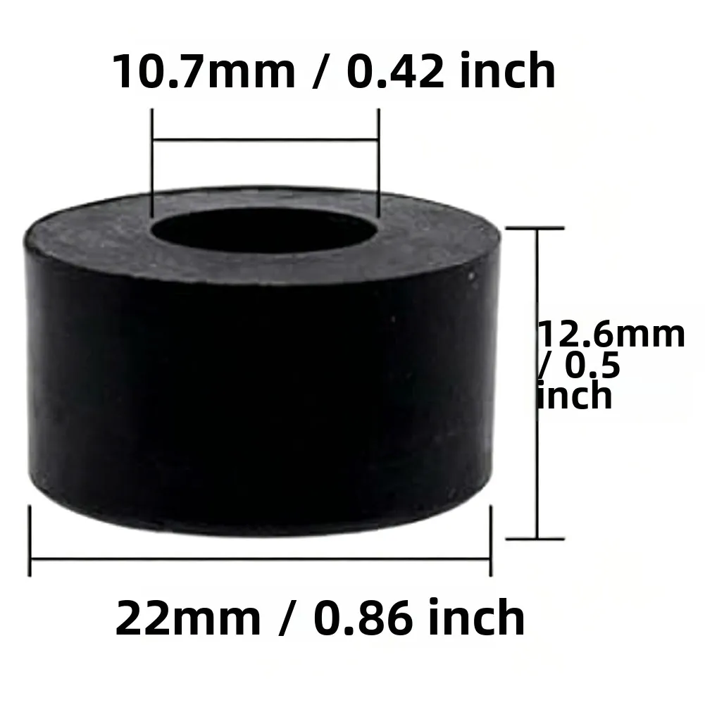 Rubber Bumper Sealing Kit with 355 Assorted Pieces for Use in Car Bumper Assembly Shock Absorption and Vibration Control