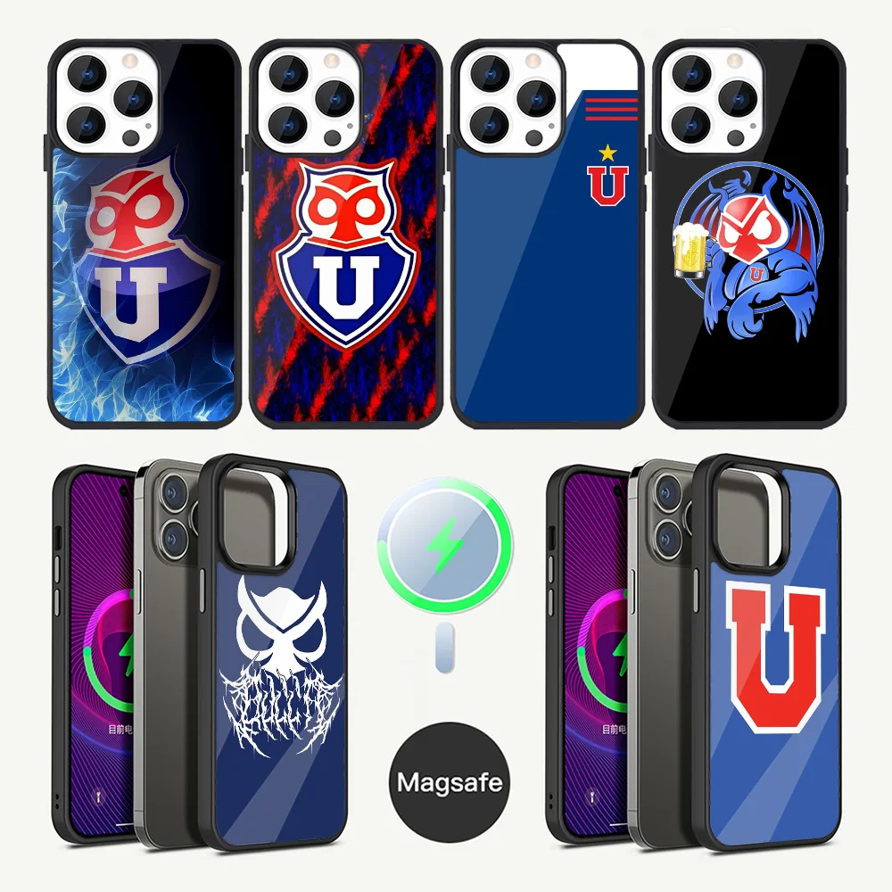 

C-Chile U-University Logo Phone Case For iPhone 16,15,14,13,12,11,Plus,Pro,Max Mini Magsafe Magnetic Wireless Charging