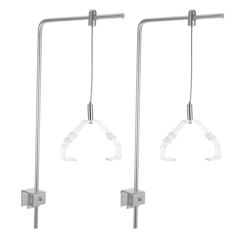 ABXF-Aquarium Lamp Holder Stand Mount Adjustable Aquarium Lamp Clip For Freshwater Saltwater Tank