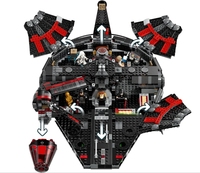 2025 NEW Falcon Compatible 75389 Millennium The Dark Spaceship Bricks Building Block for Boys Gift for Kids Model for Adults