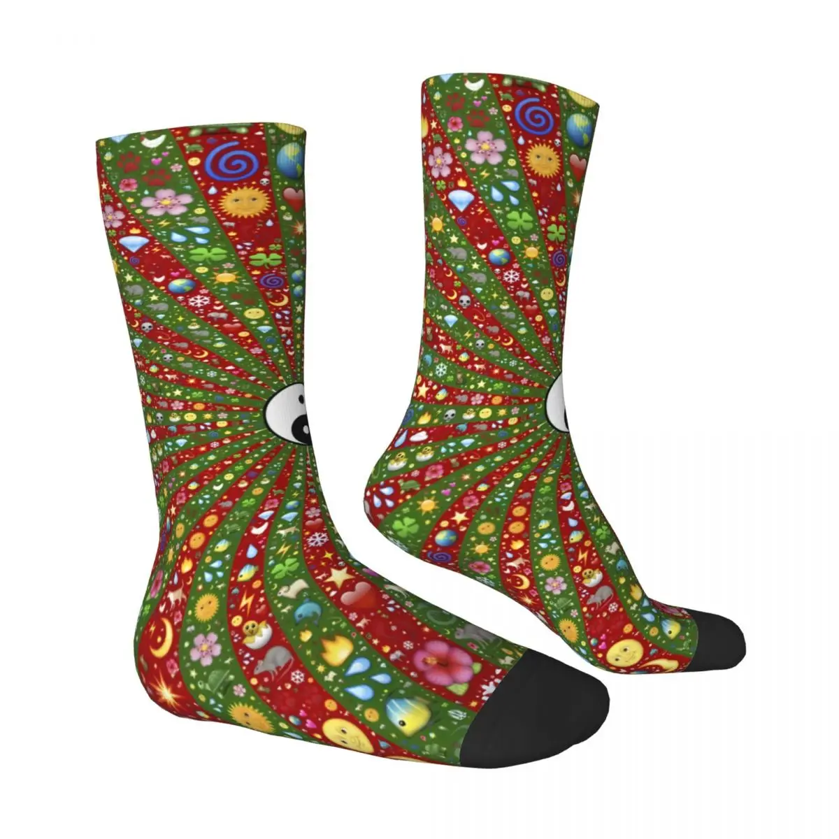 Yin And Yang Sock Printed Man Polyester