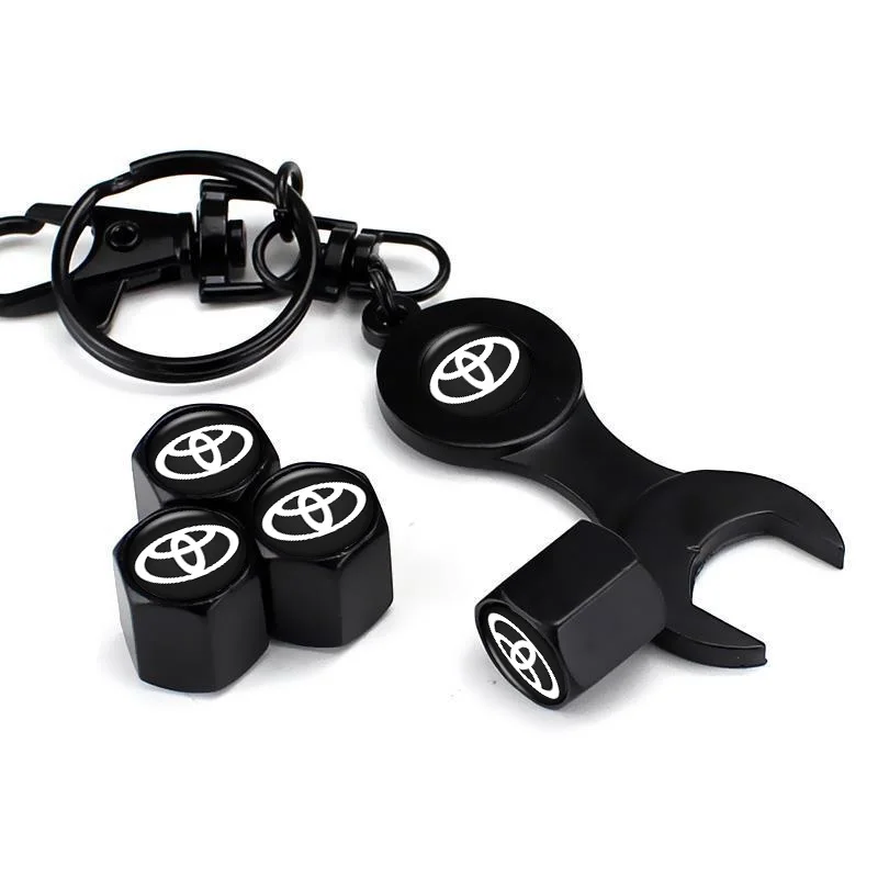 سيارة الإطارات غطاء صمام لتويوتا كورولا كامري RAV4 CHR يارس بريوس برادو أوريس أفينسيس هايلكس الهواء ينبع قبعات السيارات الغبار غطاء #4