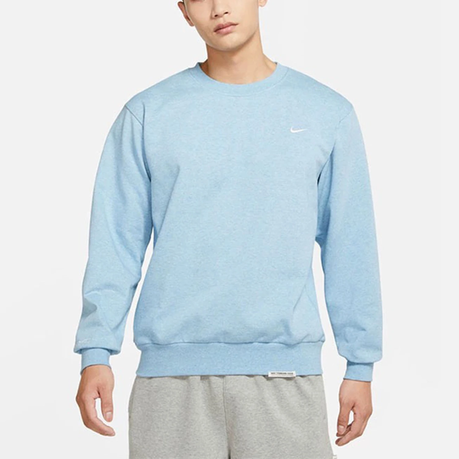 

Оригинальная мужская повседневная дышащая спортивная толстовка с круглым вырезом и логотипом Nike CK6359-494