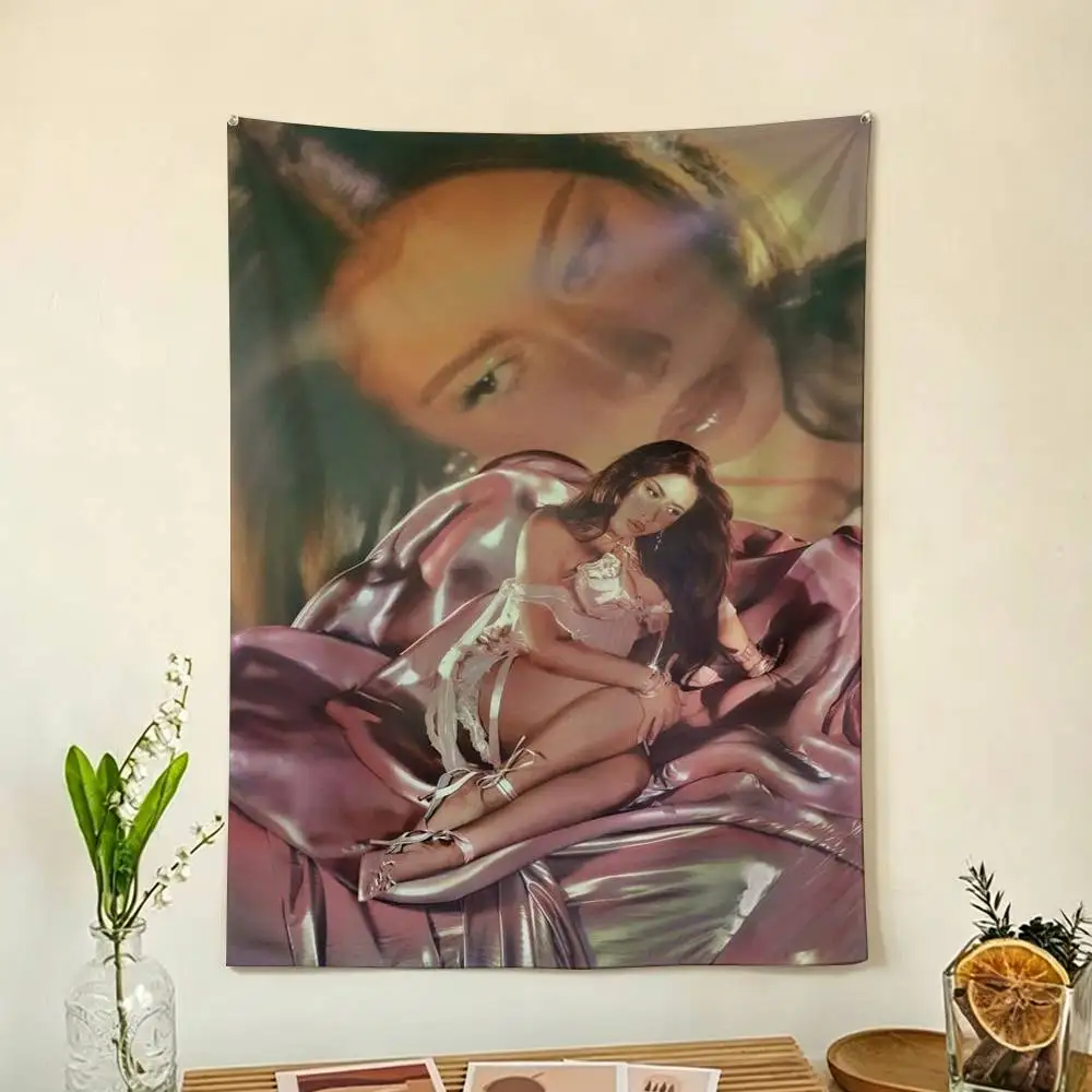 Singer Pop K-Kali Uchis Flag Outdoor Decorations for Bedrooms Home Decor Items Decoration Banners
