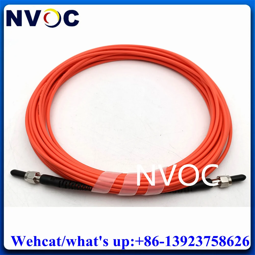 SMA905 OM1 OM2 10M Patch Cord,SMA-SMA905 MM(62.5/125) 50/125 Simplex 10M,PVC/LSZH,3.0 mm SMA Metal Fiber Optic Patch Cord Cable