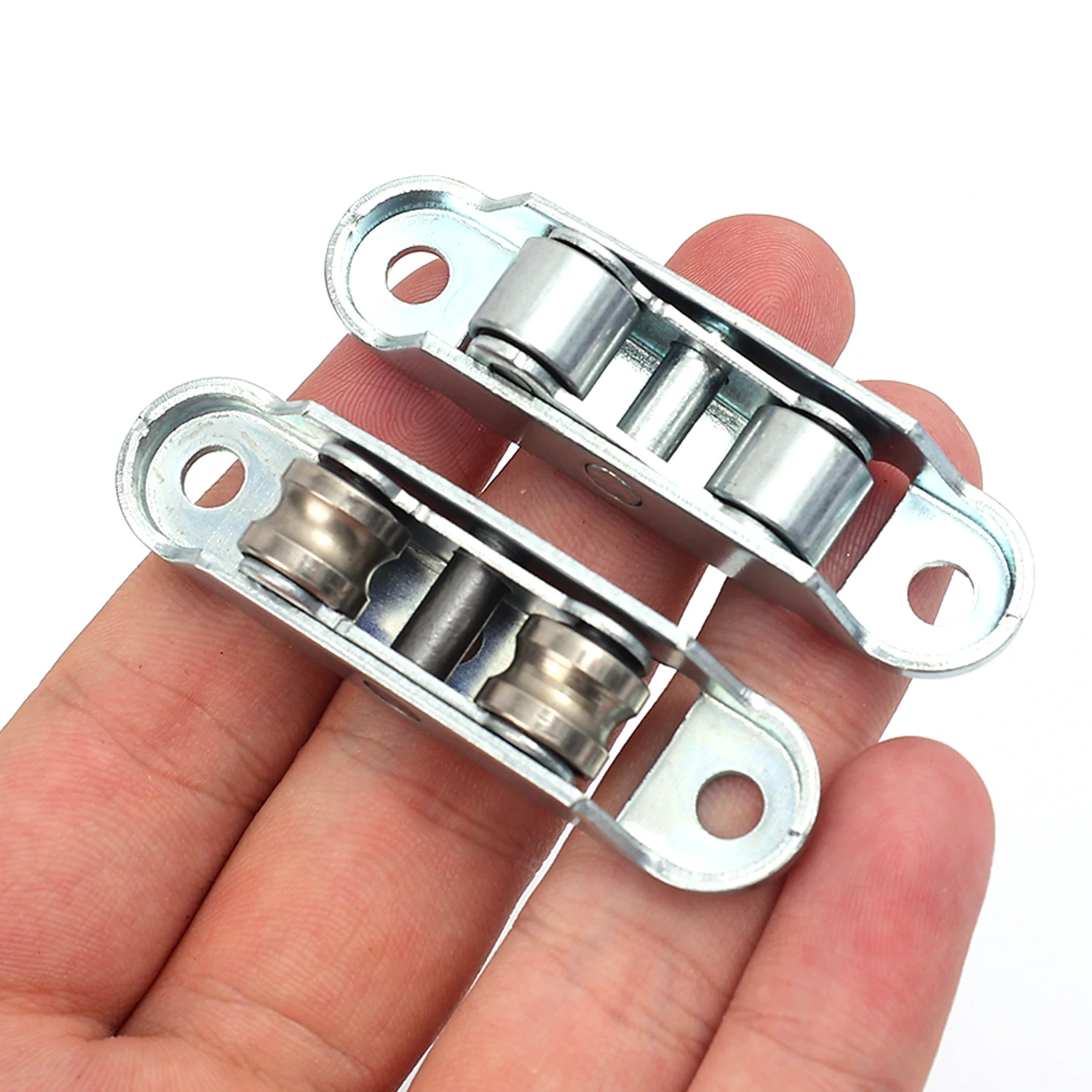 Poleas de ventana, herramientas de montaje de rodamiento silencioso, ruedas de aleación de Zinc, ranura en U, herrajes de pista de rodillo de puerta corredera de alta resistencia, 1-10 Uds.