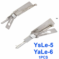 1P New Lishi 2 in 1 Tools for Civil Yale Key Way Locks Pick Yale-5 Yale-6 for 5-Pin & 6-Pin Rim Cylinder Locksmiths Set Complete