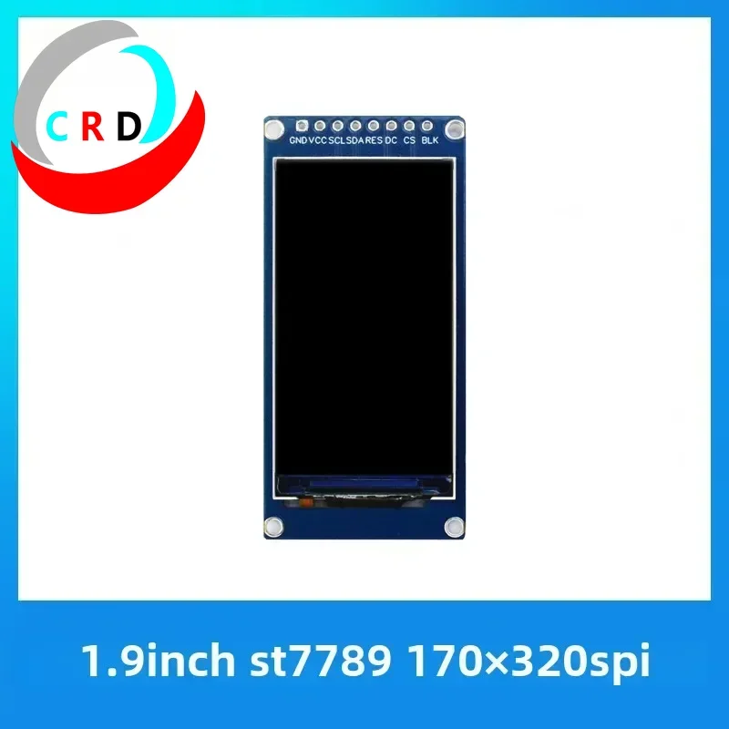 Chanruida 1.9 polegadas TFT LCD 170 × 320 módulo ST7789 tela pequena LCD porta paralela SPI esp32 display oled display lcdtftdisplay