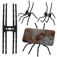 Universal Funny Deformable Desktop Bicycle Spider Phone Holder Stands 8 Legs Cycling 5.5 Inch for IPhone 14 13 12 11 Car Holder