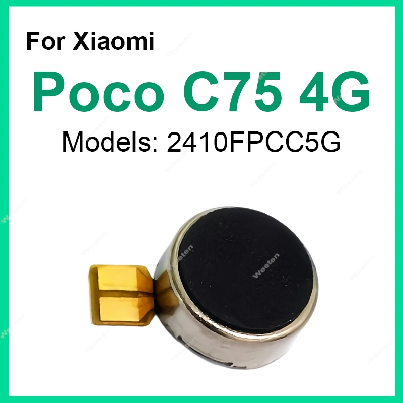 1PCS Motor Vibrator For Xiaomi Poco C31 C51 C40 C50 C55 C65 C75 4G 5G Vibration Motor Board Flex Cable Replacement Repair Parts