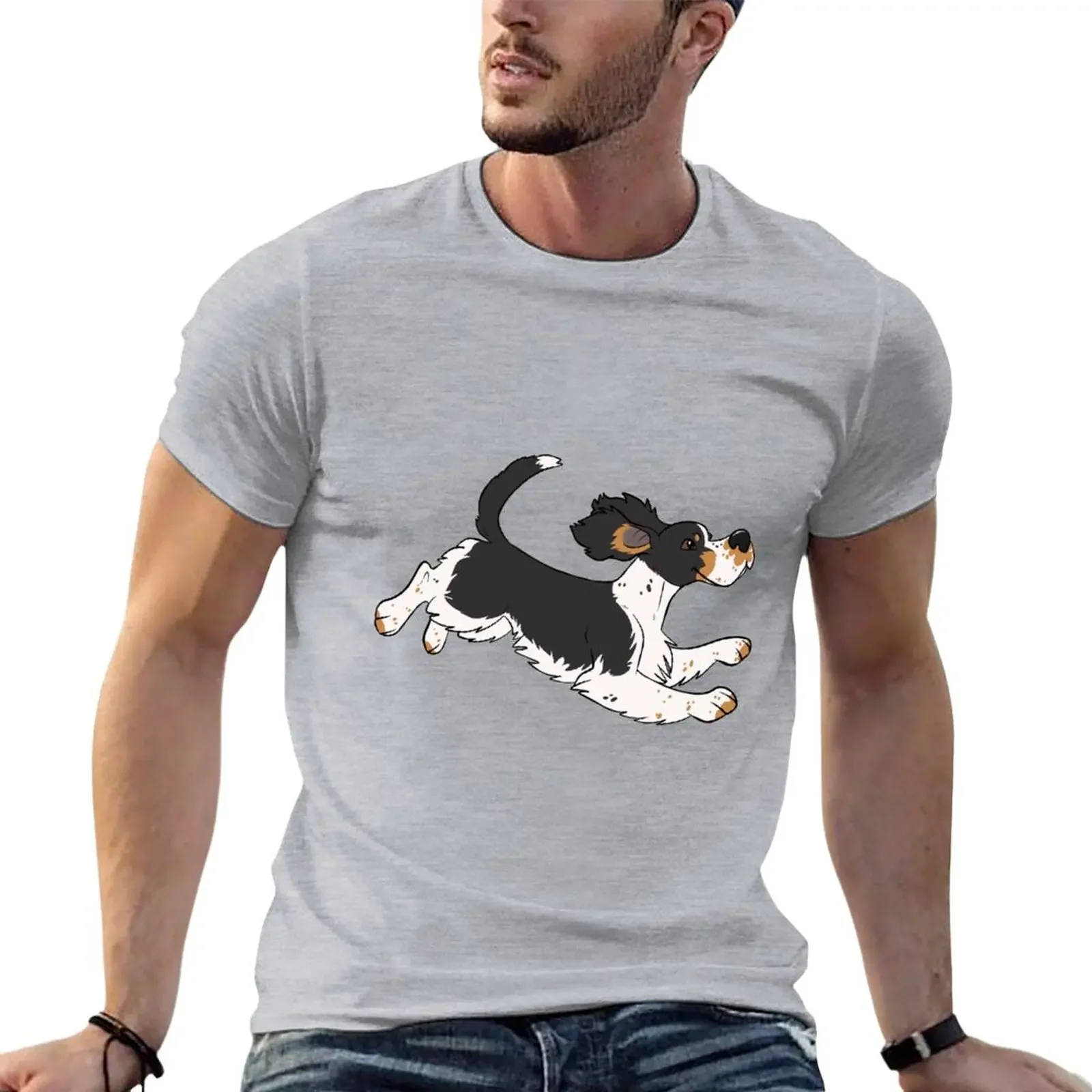 English springer spaniel (black tricolour) T-Shirt plain boys animal print new edition mens t shirts pack