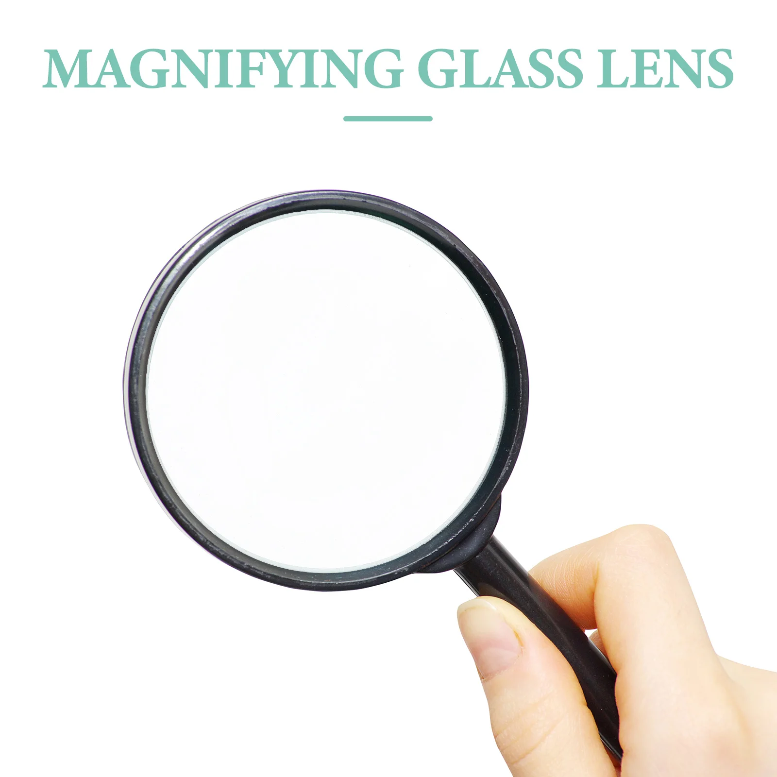 

Magnifying Convex Optical Glass Lens Clear Magnifier for Physics Classroom Experiments DIY Optical Device Replacement
